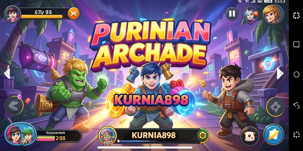 Tangkapan layar gameplay KURNIA898 yang menampilkan aksi arcade yang menarik.