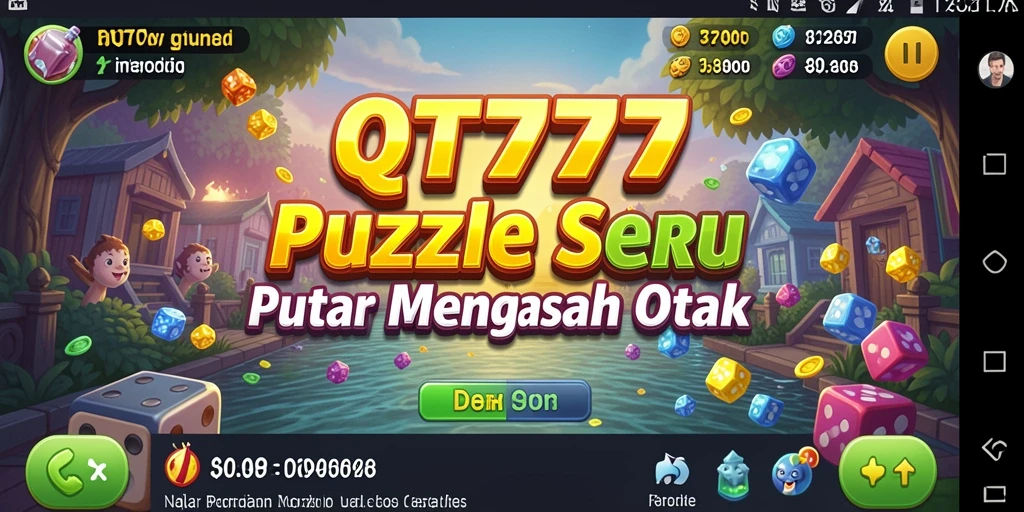 Tampilan permainan QT777 dengan berbagai tantangan puzzle yang menarik.